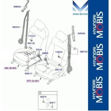 MOBIS FRONT SEATBELT FOR HYUNDAI TUCSON NX4 2020-23